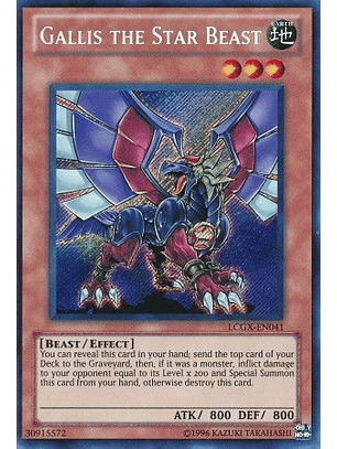 Gallis the Star Beast - LCGX-EN041 - Secret Rare