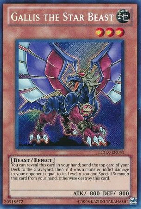 Gallis the Star Beast - LCGX-EN041 - Secret Rare