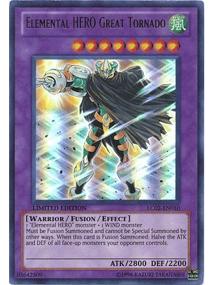 Elemental Hero Great Tornado - LC02-EN010 - Ultra Rare