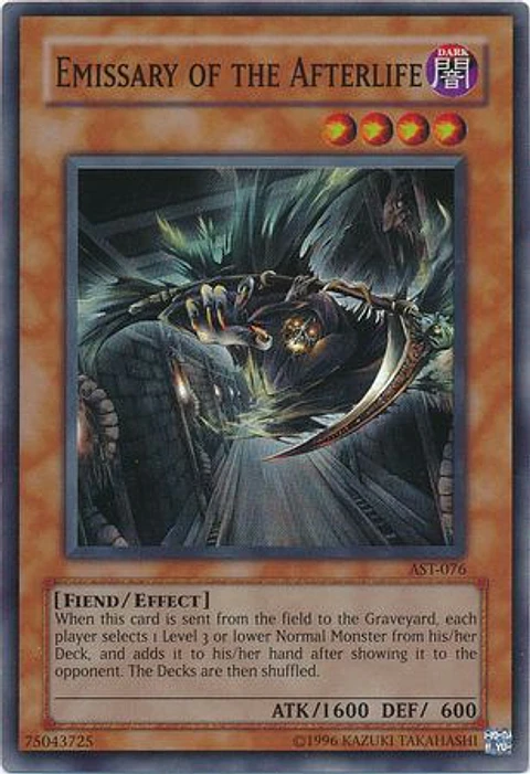 Emissary of the Afterlife - AST-076 - Super Rare 1st Edition