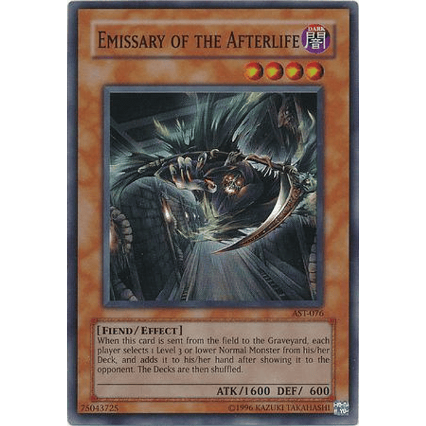 Emissary of the Afterlife - AST-076 - Super Rare 1st Edition