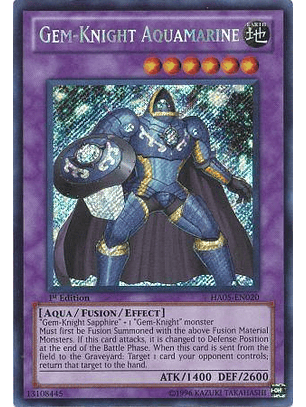Gem-Knight Aquamarine - HA05-EN020 - Secret Rare