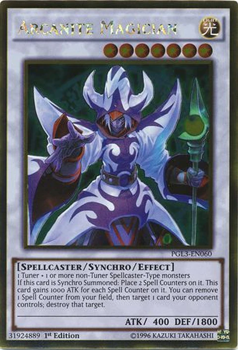 Arcanite Magician - PGL3-EN060 - Gold Rare