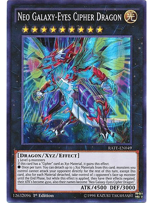 Neo Galaxy-Eyes Cipher Dragon - RATE-EN049 - Super Rare 