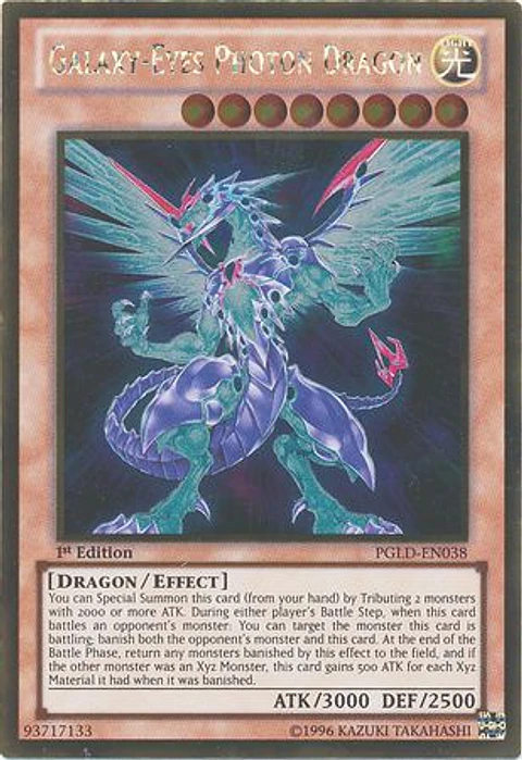 Galaxy-Eyes Photon Dragon - PGLD-EN038 - Gold Rare