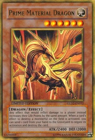 Prime Material Dragon - GLD2-EN032 - Gold Rare  1