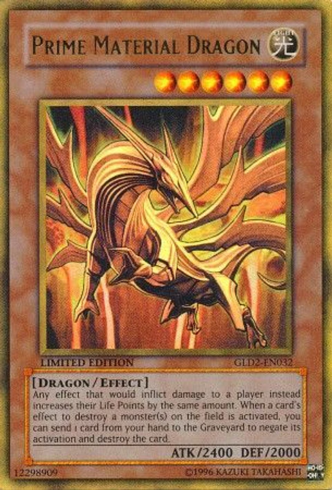Prime Material Dragon - GLD2-EN032 - Gold Rare 
