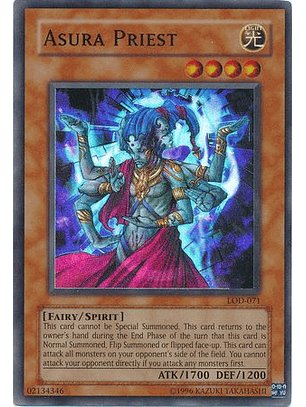Asura Priest - LOD-071 - Super Rare 1st Edition