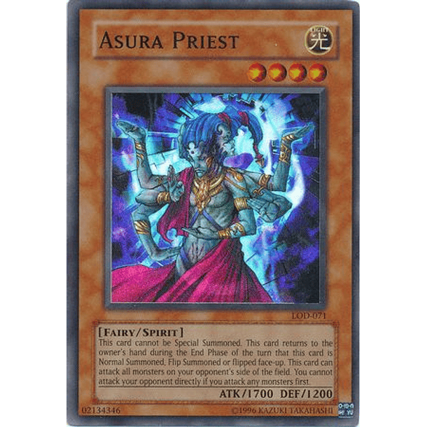 Asura Priest - LOD-071 - Super Rare 1st Edition