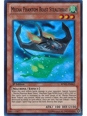 Mecha Phantom Beast Stealthray - BPW2-EN062 - Super Rare