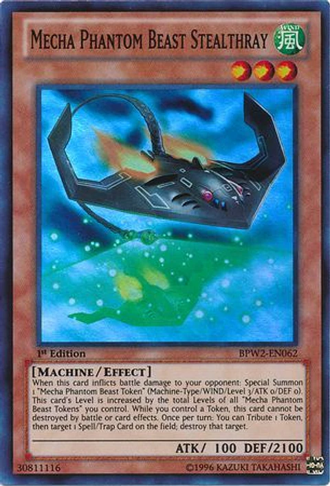 Mecha Phantom Beast Stealthray - BPW2-EN062 - Super Rare