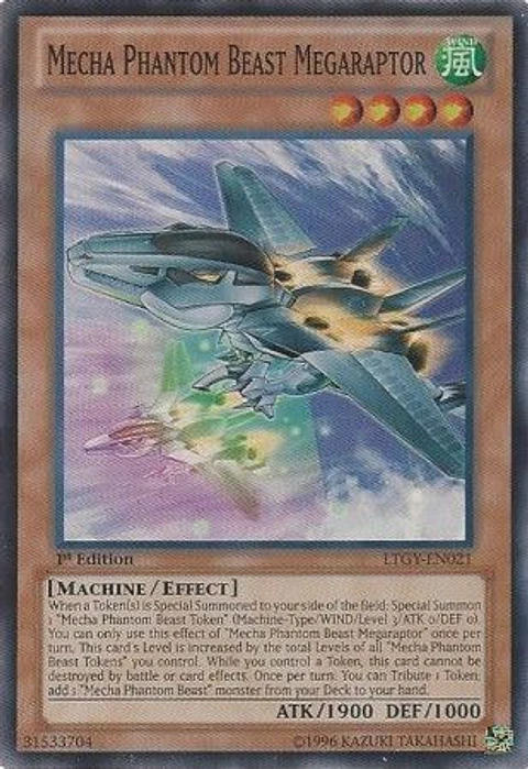 Mecha Phantom Beast Megaraptor - LTGY-EN021 - Super Rare 