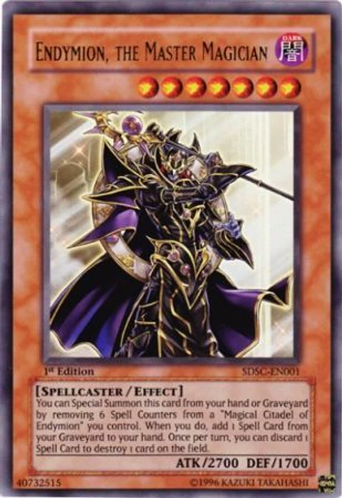 Endymion, The Master Magician - SDSC-EN001 - Ultra Rare 1st Edition
