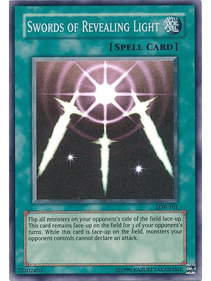 Swords of Revealing Light - LOB-101 - Super Rare