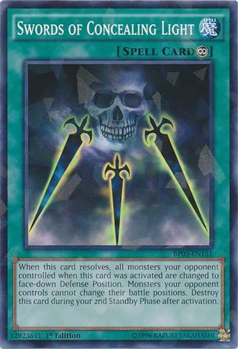 Swords of Concealing Light - BP03-EN151 - Shatterfoil Rare