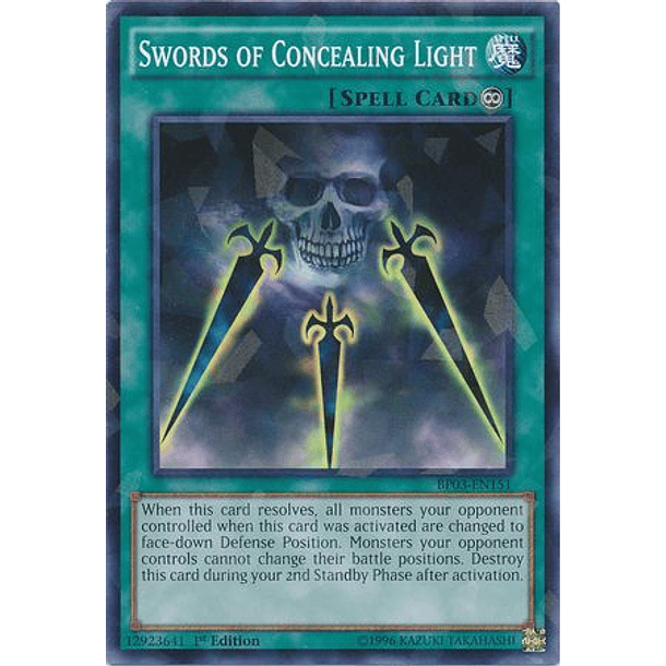 Swords of Concealing Light - BP03-EN151 - Shatterfoil Rare