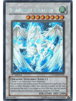 Stardust Dragon - TDGS-EN040 - Ghost Rare