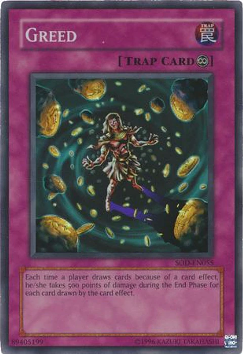 Greed - SOD-EN055 - Super Rare