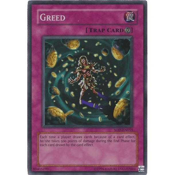 Greed - SOD-EN055 - Super Rare