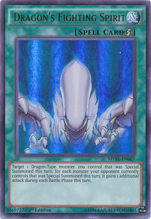 Dragon's Fighting Spirit - MVP1-EN007 - Ultra Rare 1