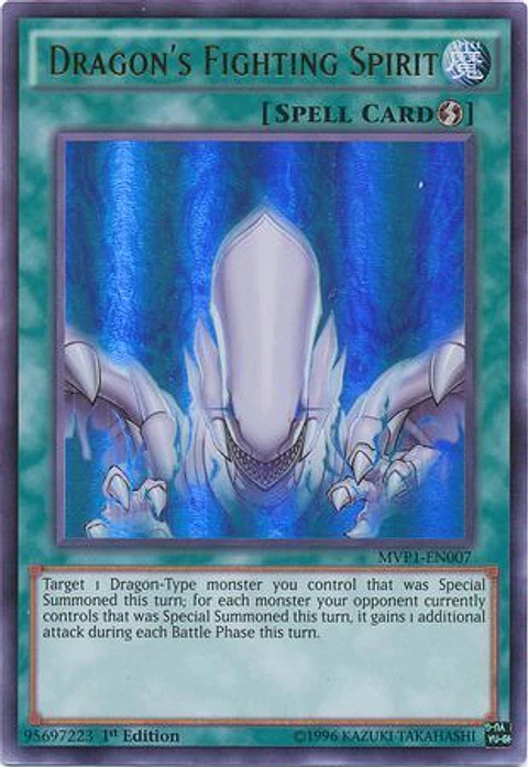 Dragon's Fighting Spirit - MVP1-EN007 - Ultra Rare