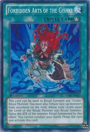 Forbidden Arts of the Gishki - HA06-EN027 - Super Rare 1