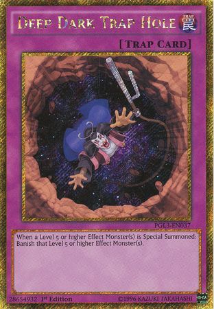 Deep Dark Trap Hole - PGL3-EN037 - Gold Secret Rare 1