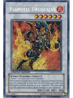 Flamvell Uruquizas - HA01-EN024 - Secret Rare