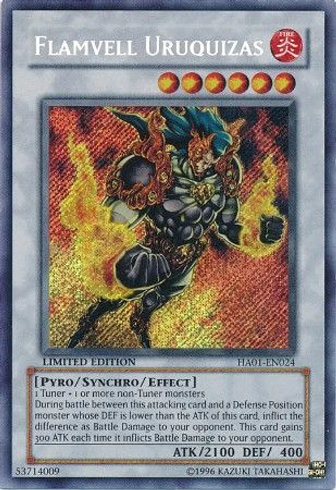 Flamvell Uruquizas - HA01-EN024 - Secret Rare