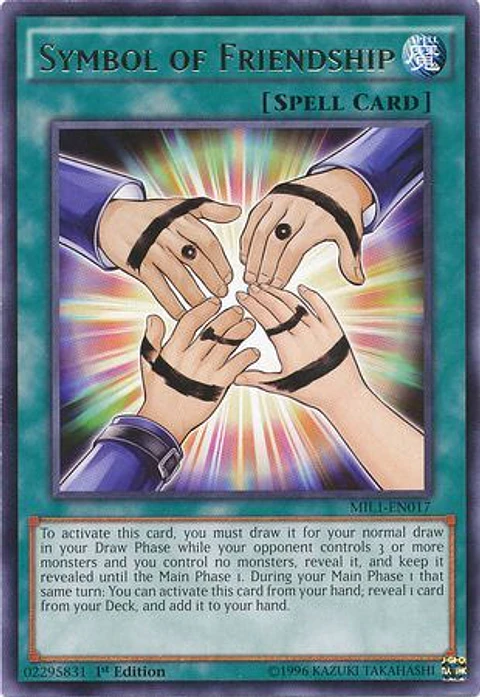 Symbol of Friendship - MIL1-EN017 - Rare