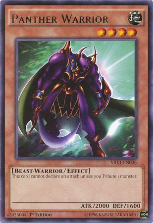 Panther Warrior - MIL1-EN036 - Rare 1