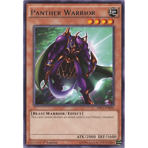 Panther Warrior - MIL1-EN036 - Rare