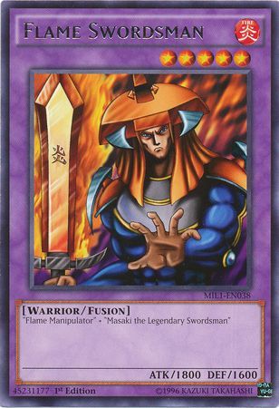 Flame Swordsman - MIL1-EN038 - Rare 1