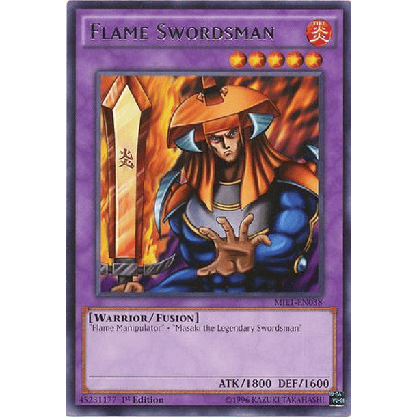 Flame Swordsman - MIL1-EN038 - Rare
