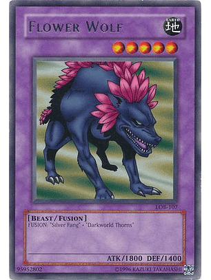 Flower Wolf - LOB-107 - Rare 