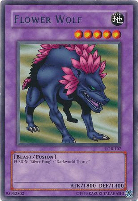 Flower Wolf - LOB-107 - Rare 