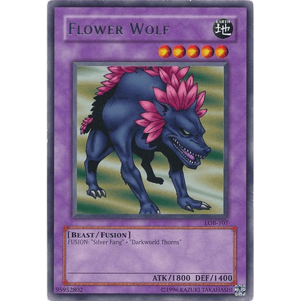 Flower Wolf - LOB-107 - Rare 