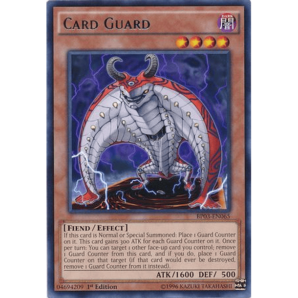 Card Guard - BP03-EN065 - Rare