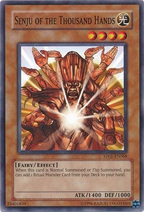 Senju of the Thousand Hands - RP01-EN068 - Common (jugada)