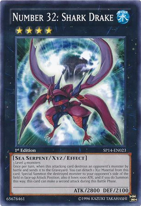 Number 32: Shark Drake - SP14-EN023 - Common 