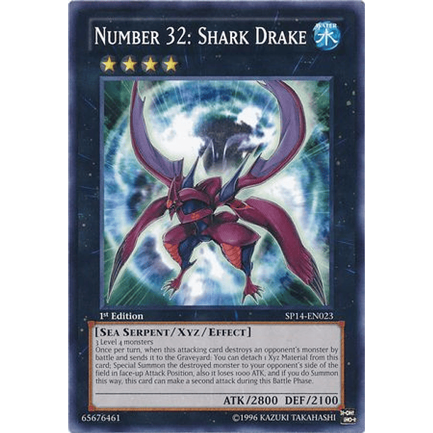 Number 32: Shark Drake - SP14-EN023 - Common 