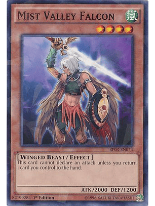 Mist Valley Falcon - BP03-EN074 - Shatterfoil Rare 