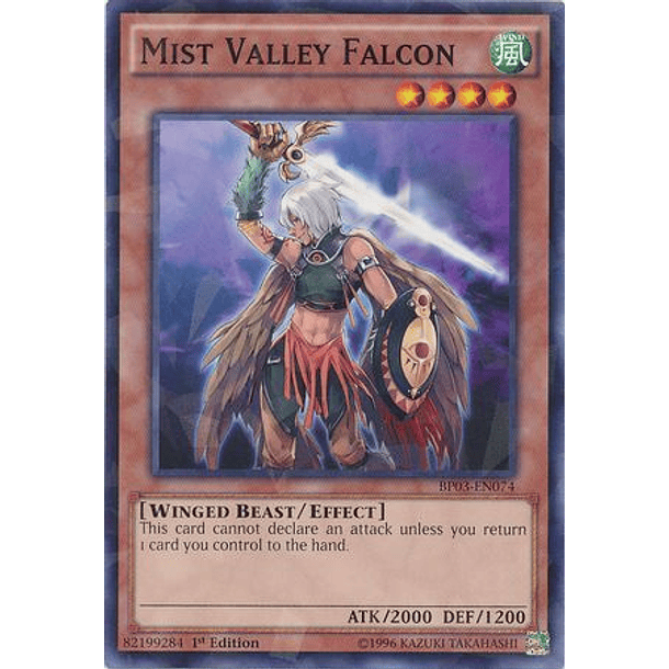 Mist Valley Falcon - BP03-EN074 - Shatterfoil Rare 