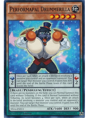 Performapal Drummerilla - YS16-EN011 - Common