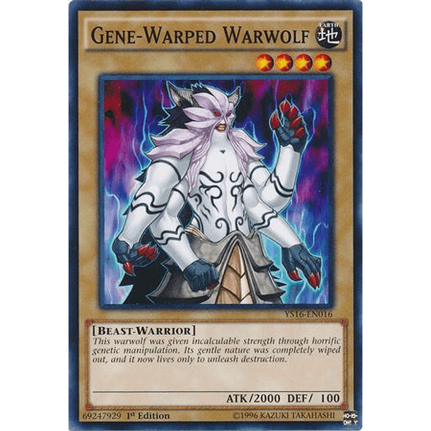 Gene-Warped Warwolf - YS16-EN016 - Common