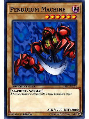 Pendulum Machine - SBSC-EN023 - Common