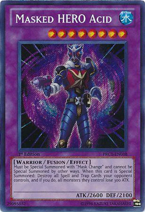 Masked Hero Acid - PRC1-EN018 - Secret Rare