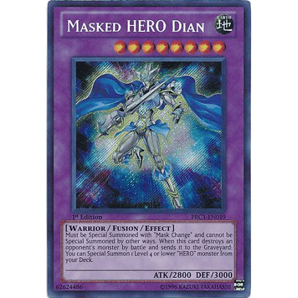 Masked Hero Dian - PRC1-EN019 - Secret Rare