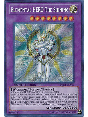 Elemental Hero The Shining - PRC1-ENV01 - Secret Rare