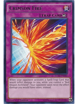 Crimson Fire - LC5D-EN080 - Rare